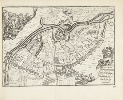 Narvan piiritys ja taistelu 1700, 1726 tekijältä Pieter Van der Aa