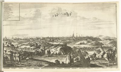 Näkymä Moskovaan, 1726 tekijältä Pieter Van der Aa
