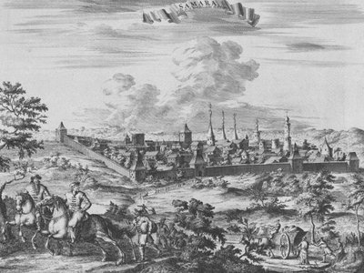 Näkymä Samaraan, 1710 tekijältä Pieter Van der Aa