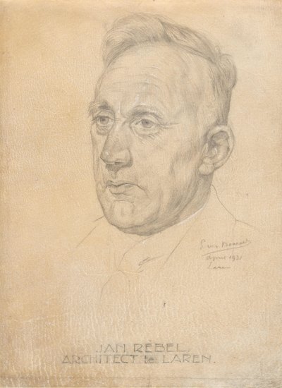 Arkkitehti Jan Rebelin muotokuva tekijältä Pieter Willem van Baarsel