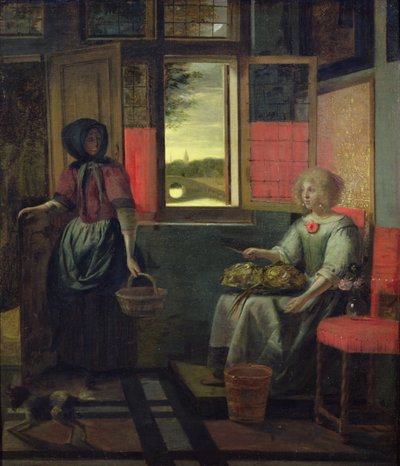Hollantilainen sisustus tekijältä Pieter de Hooch