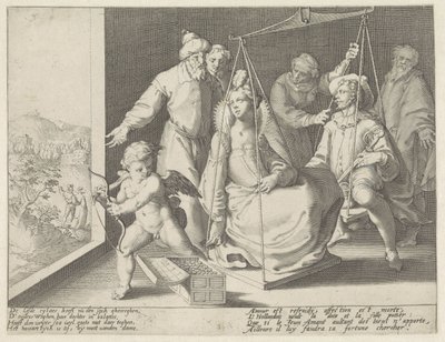 Häät mittakaava tekijältä Pieter de Jode (I) (attributed to)