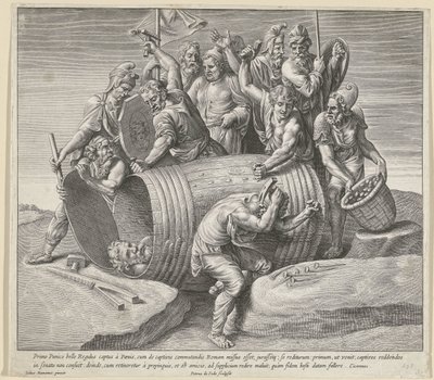 Stanvastigheid on Marcus Atilius Regulus tekijältä Pieter de Jode (I)