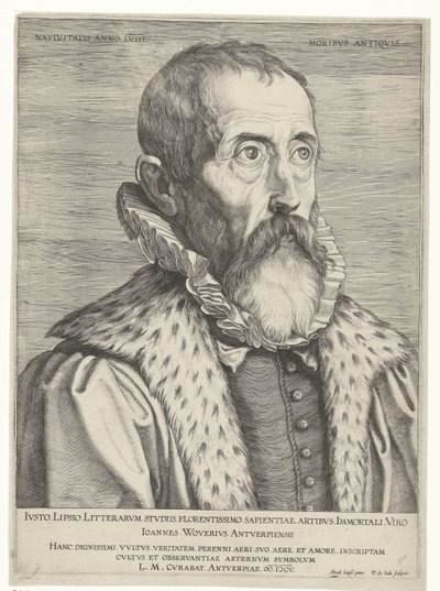 Justus Lipsiuksen muotokuva tekijältä Pieter de Jode (I)
