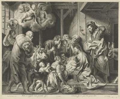 Paimenten palvonta tekijältä Pieter de Jode (II)