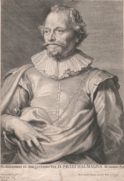 Jaloin ja kunniallisin mies, D. Paulus Halmalius, senaattori Ant. tekijältä Pieter de Jode