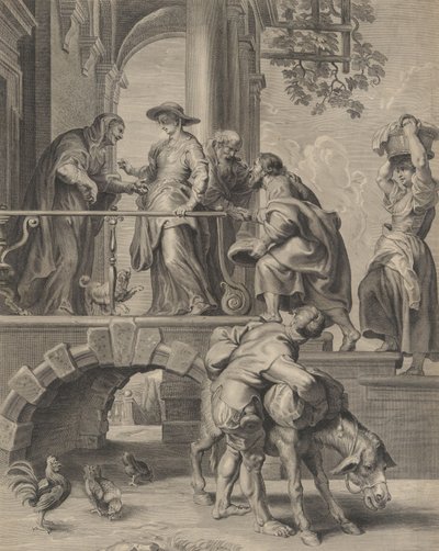 Vierailu, 1625-74. tekijältä Pieter de Jode II