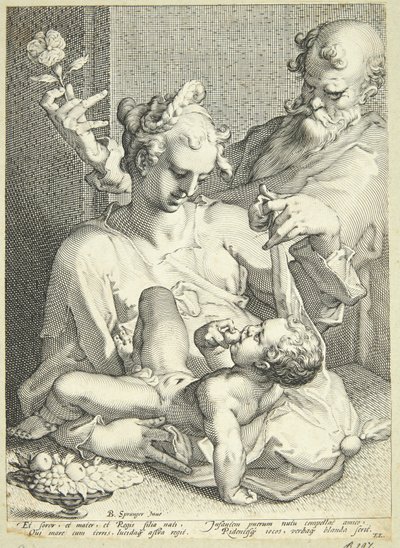 Pyhä perhe tekijältä Pieter de Jode I