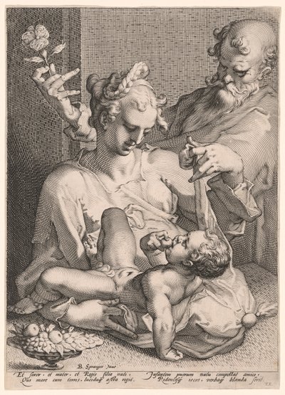 Pyhä perhe tekijältä Pieter de Jode I
