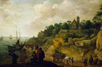 Hollantilainen maisema, Pieter de Neynin (1597-1639) ansioksi. tekijältä Pieter de Neyn