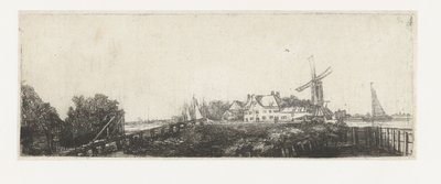 Puinen silta tekijältä Pieter de With (attributed to)