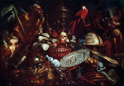 Vanitas, Pieter Boel (1622-1674), öljy kankaalle tekijältä Pieter or Peter Boel