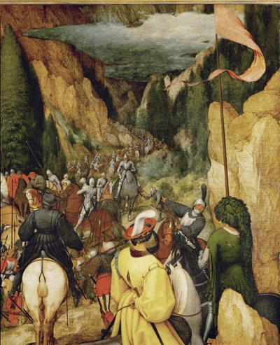 Pyhän Paavalin kääntymys (maalaus tammipuulle) tekijältä Pieter the Elder Bruegel