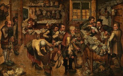 Talonpoikalakimies (öljy paneelille) tekijältä Pieter the Younger (after) Brueghel