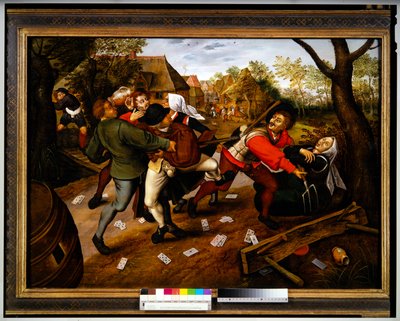 Pelurit riitaa tekijältä Pieter the Younger Brueghel