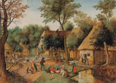 Ruokailu maalla tekijältä Pieter Brueghel the Younger