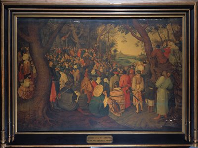 Pyhän Johannes Kastajan saarna tekijältä Pieter Brueghel the Younger