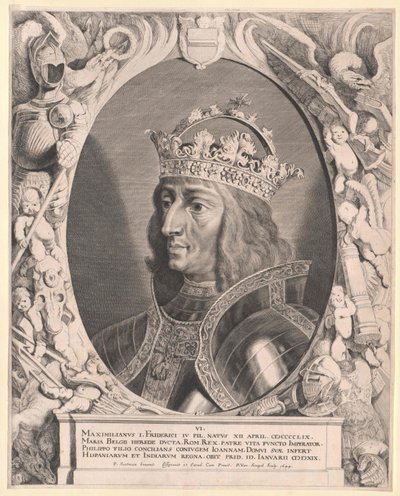 Pyhän Rooman keisari Maximilian I (tulosta) tekijältä Pieter van Sompel