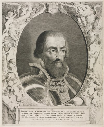 Keisari Ferdinand I:n muotokuva. tekijältä Pieter van Sompel