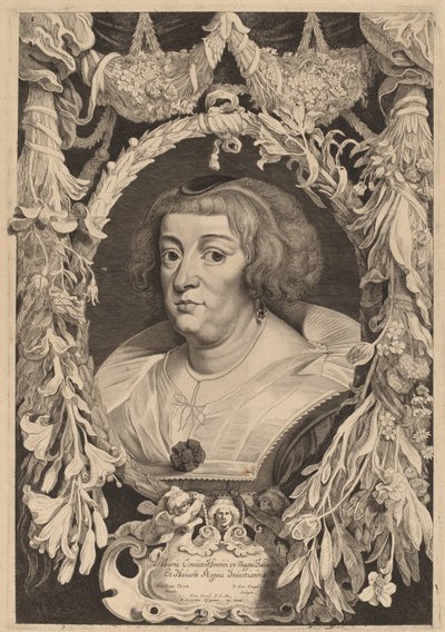 Marie de Medici tekijältä Pieter van Sompel and Pieter Claesz Soutman after Sir Anthony