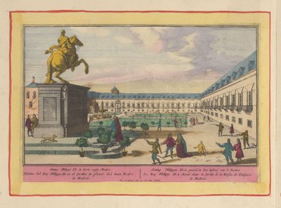 Philip II:n ratsastuspatsas Madridissa Kuningas Philip II hevosen selässä, 