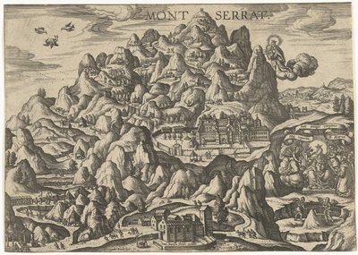 Montserrat, Neitsyen pyhiinvaelluspaikka. tekijältä Pieter van der Borcht (I)