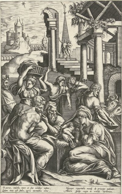 Paimenten palvonta tekijältä Pieter van der Heyden