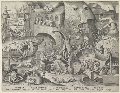 Kateus Invidia (otsikko objektissa) Seitsemän kuolemansyntiä (sarjan nimi) tekijältä Pieter van der Heyden