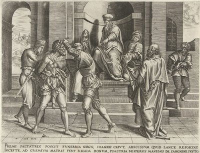 Johannes Kastajan vangitseminen tekijältä Pieter van der Heyden