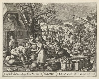 Syksy Syksy (otsikko esineessä) Neljä vuodenaikaa (sarjan nimi) tekijältä Pieter van der Heyden