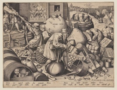 "Nemo Non" (Jokainen etsii omaa voittoaan). tekijältä Pieter van der Heyden