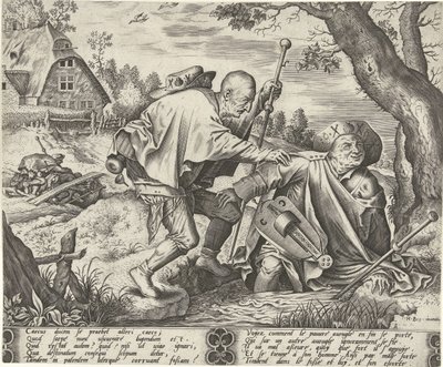 Vertaus kahdesta sokeasta tekijältä Pieter van der Heyden