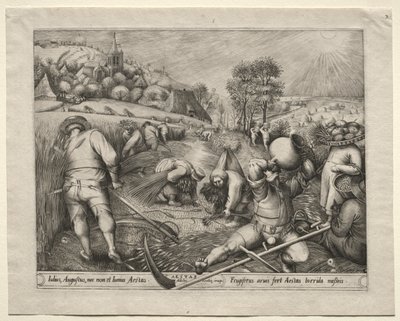 Neljä vuodenaikaa: Kesä, 1570. tekijältä Pieter van der Heyden