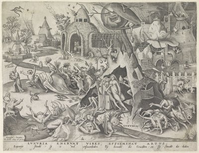 himo Luxuria (otsikko esineessä) Seitsemän kuolemansyntiä (sarjan nimi) tekijältä Pieter van der Heyden