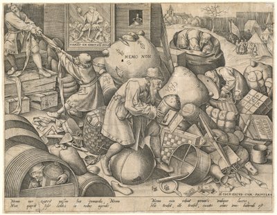 Jokamies tekijältä Pieter van der Heyden after Pieter Bruegel the Elder