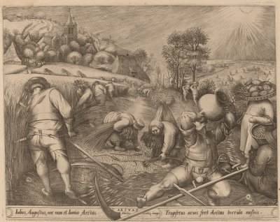 Kesä tekijältä Pieter van der Heyden after Pieter Bruegel the Elder