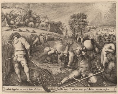 Kesä tekijältä Pieter van der Heyden after Pieter Bruegel the Elder