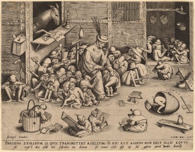 Perse koulussa tekijältä Pieter van der Heyden after Pieter Bruegel the Elder