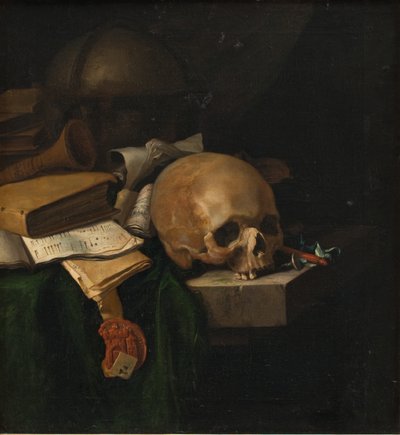 Vanitas asetelma tekijältä Pieter van der Willigen