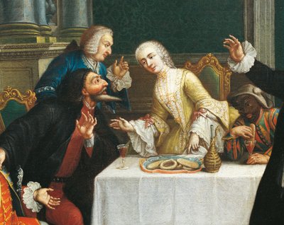 "Välipala naamioiden kanssa"" Commedia dell