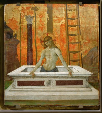Kristus nousee haudasta ... tekijältä Pietro (studio of) Perugino
