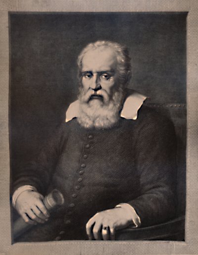 Galileo Galilei, italialainen tiedemies, 1700-luvun lopulla tai 1800-luvun alussa 1894 tekijältä Pietro Antonio Leone Bettelini