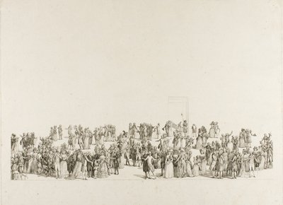 Näyttely Salon du Louvressa 1787, 1787 tekijältä Pietro Antonio Martini