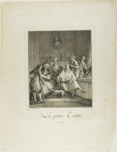 Pieni WC, Monument du Costume Physique et Morale de la fin du XVIIIe siècle tekijältä Pietro Antonio Martini