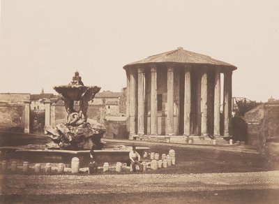 Vestan temppeli, 1850-luku. tekijältä Pietro Dovizielli