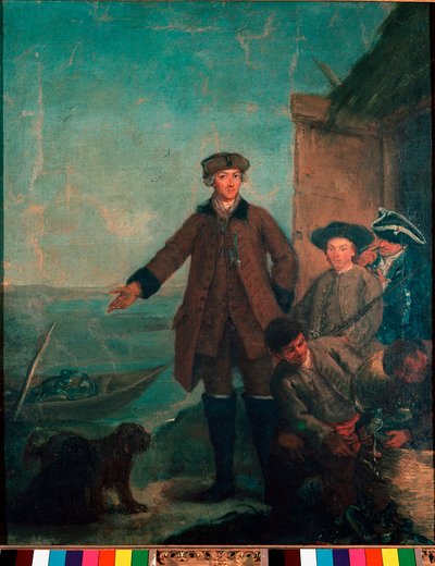 Ankanmetsästys laguunissa Pietro Longhin (1702-1785) maalaus 1765-1770 su. 61x50 cm Venetsia Pinacoteca Querini-Stampalia tekijältä Pietro Longhi