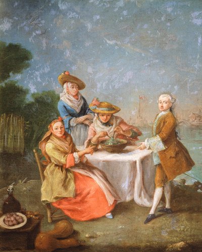 Suiston puutarhoissa tekijältä Pietro Longhi
