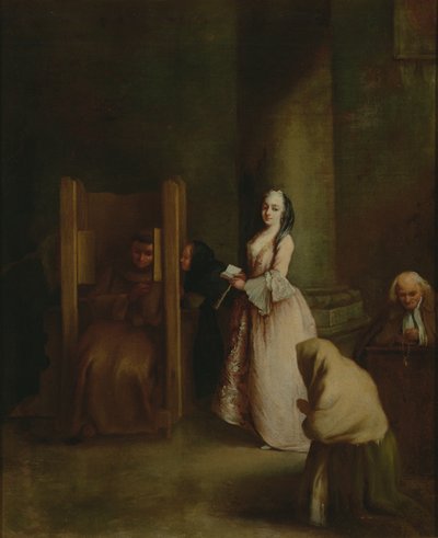 Tunnustus, 1750-luku tekijältä Pietro Longhi