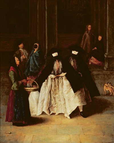 Hajuvesien myyjä (öljy kankaalle) (katso alo 166068) tekijältä Pietro Longhi
