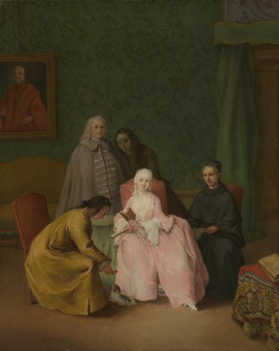 Vierailu, 1746. tekijältä Pietro Longhi